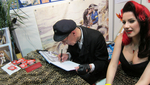 Dédicace au Stand Marjerin Dédicace au Stand Marjerin
